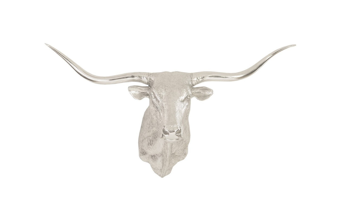 dxdave Silver Longhorn Wall Mount