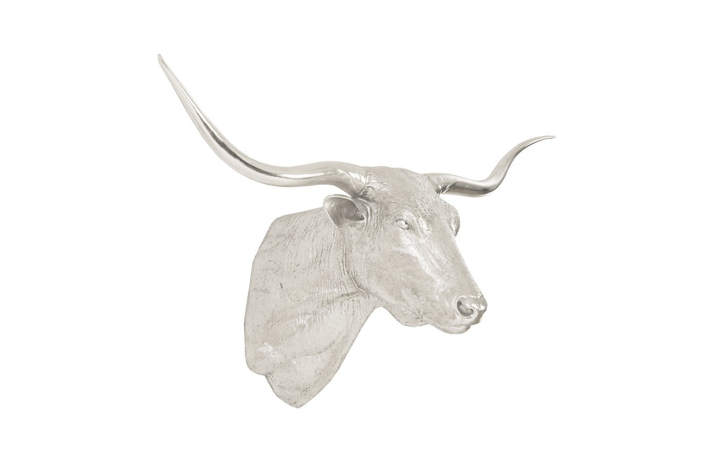 dxdave Silver Longhorn Wall Mount