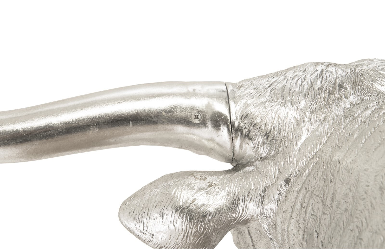 dxdave Silver Longhorn Wall Mount